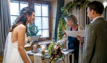 Berghochzeit mit Trauzeremonie