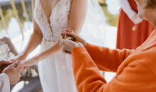 Deutsch-amerikanische Trauzeremonie in den Lenderstuben Balzhausen: Ringsegen