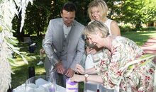 Schloss Blumenthal Hochzeit: Hochzeitskerze