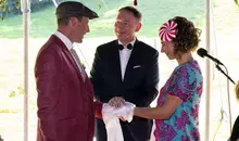 Trauung bei Festival Hochzeit mit freiem Trauredner Markus Schäfler