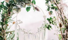 Deko für freie Trauung bohostyle