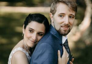 deutsch-französisches Brautpaar feiert in der Fasanerie München Hochzeit