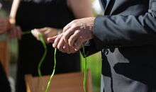 ein emotionaler Moment für die Hochzeitsgäste