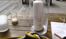 zur freien Trauung mit Gottes Segen im Münster gehört auch eine Hochzeitskerze