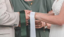 der Knoten ist gebunden - freie Trauung bei Nürnberg