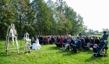 freie Trauung auf einer Wiese im württembergischen Allgäu