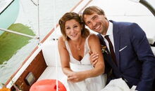 Einzug mit dem Boot, heiraten am Ammersee