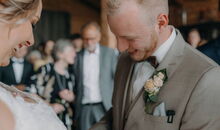 hochzeit lenderstuben balzhausen: Ringwechsel