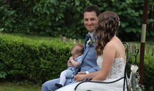 Hochzeitspaar something blue