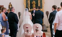 freie Trauung mit dem weltlichen Trauredner Markus Schäfler in der Schlosskapelle von Schloss Walkershofen