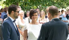 Höhepunkt der freien Trauung: Befragung und Eheversprechen