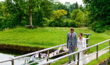 Wessobrunn Brautpaar zieht ein