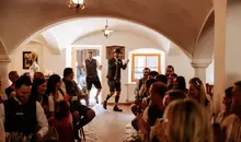 Trachtenhochzeit im Sägewerk Göll in Grafing bei München