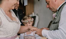 freie Trauung mit Ringwechsel für Vintage Hochzeit Buchloe