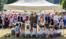 Bohohochzeit: Ort für freie Trauung