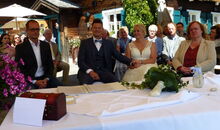 freie Trauung auf der Sonna-Alp im Kleinwalsertal, Vorarlberg - urige Berghochzeit