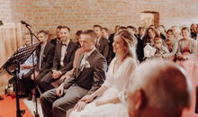 Trauungszeremonie in Harners Wirtshaus, Sixtnitgern bei Odelzhausen