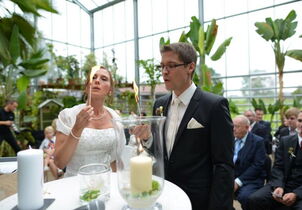 freie Trauung Flora Dome Entraching