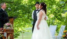 Trauungszeremonie mit freiem Theologen Markus Schäfler im Gasthaus Seerose am Weldener Weiher in Fuchstal