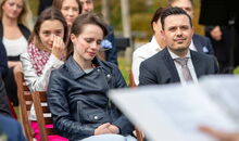 Herbsthochzeit Hofgut Algertshausen emotionale Trauung