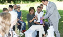 Schloss Blumenthal Hochzeit: Ritual mit Waxsand