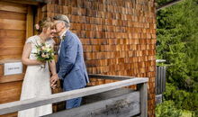 Heiraten zu zweit in einer Berghütte