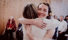 Silvia Schäfler, Traurednerin in der freien Trauung mit der Braut