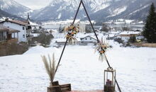 Schneehochzeit Boho
